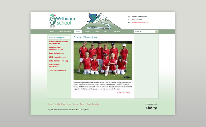Welbourn School Screen Shot